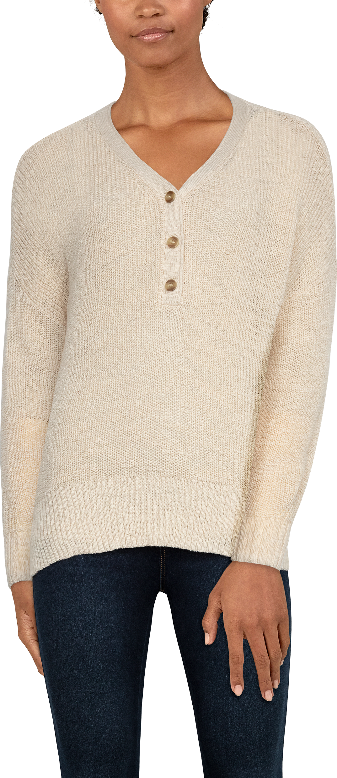 Natural Reflections Henley Long-Sleeve Sweater for Ladies | Cabela's